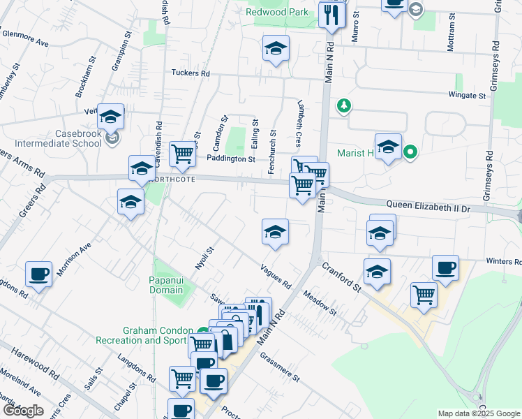 2 Lydia Street, Christchurch Canterbury Walk Score