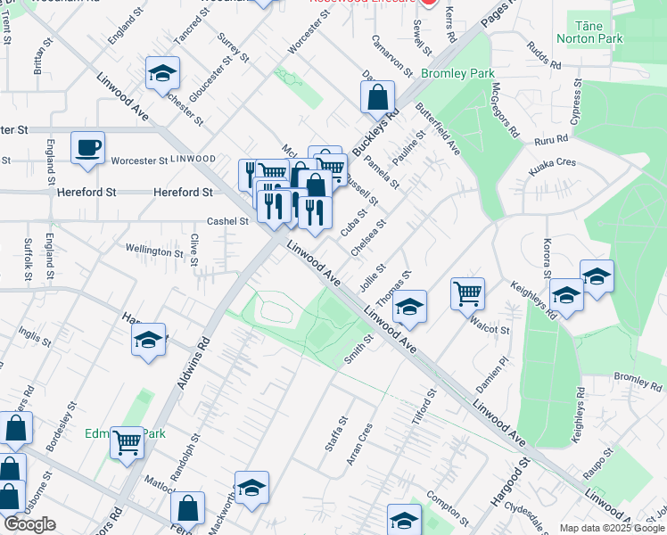 293 Linwood Avenue, Christchurch Canterbury Walk Score