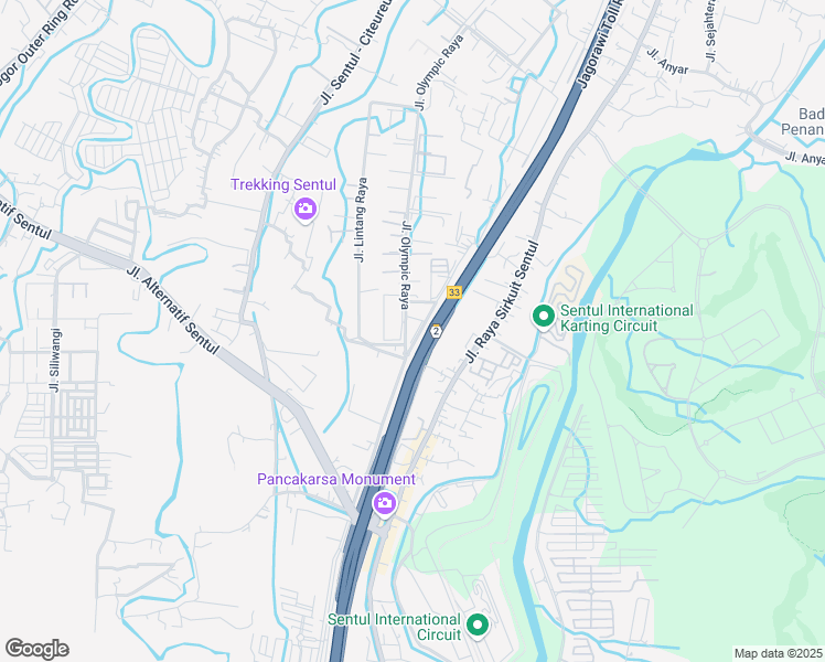 map of restaurants, bars, coffee shops, grocery stores, and more near in Bogor