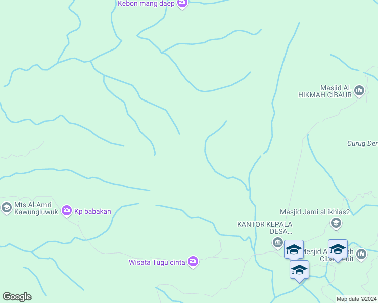 map of restaurants, bars, coffee shops, grocery stores, and more near in Garut Regency