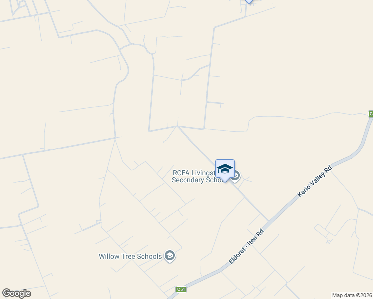 map of restaurants, bars, coffee shops, grocery stores, and more near in Eldoret