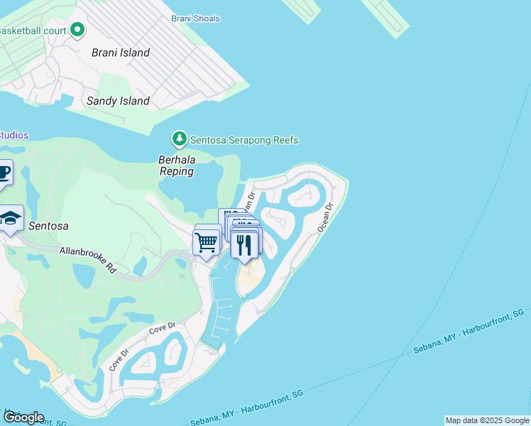 map of restaurants, bars, coffee shops, grocery stores, and more near in 