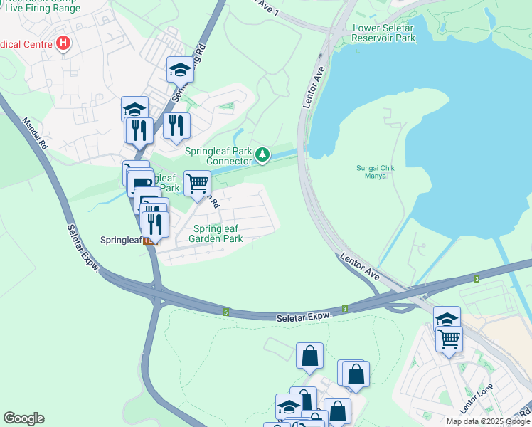 map of restaurants, bars, coffee shops, grocery stores, and more near in Singapore