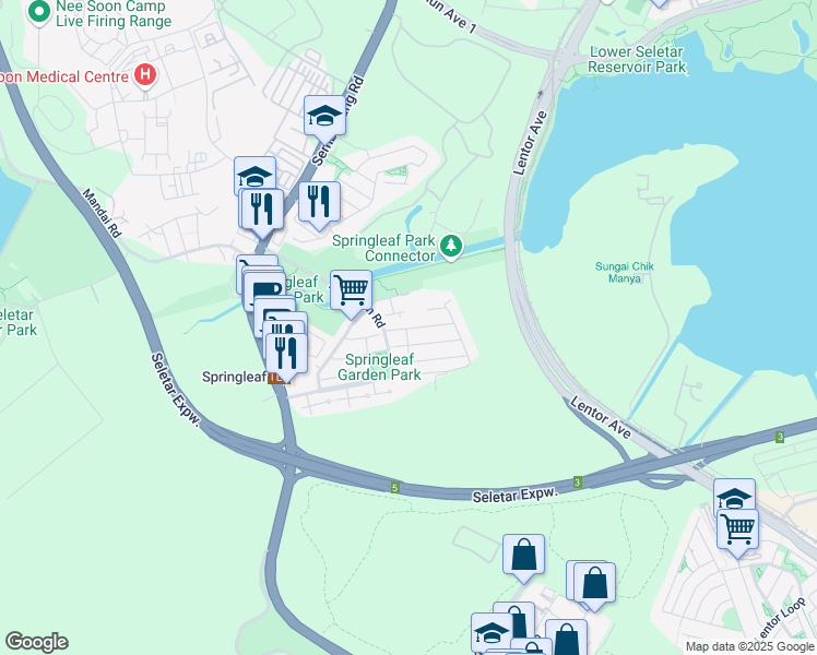 map of restaurants, bars, coffee shops, grocery stores, and more near in Singapore