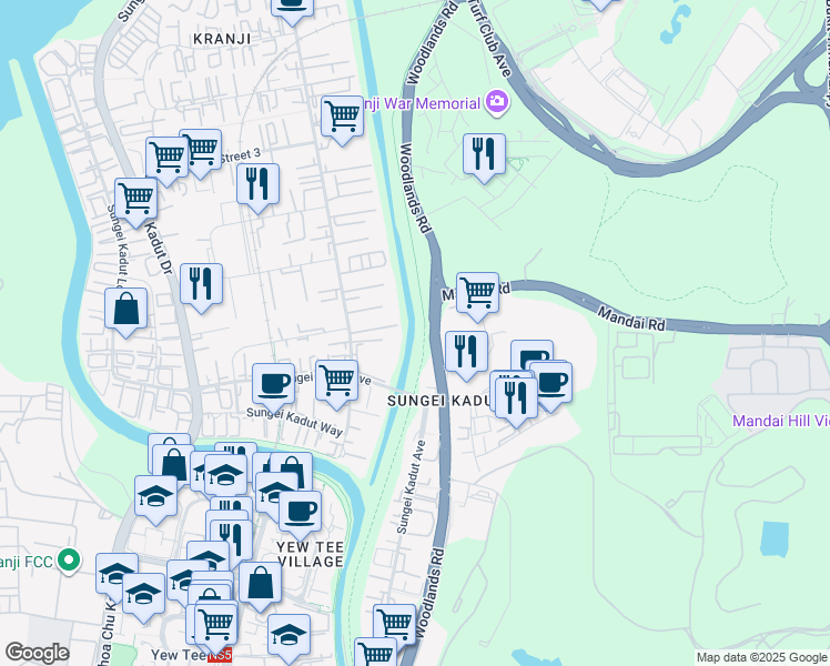 map of restaurants, bars, coffee shops, grocery stores, and more near in Singapore