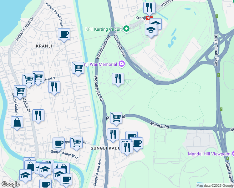 map of restaurants, bars, coffee shops, grocery stores, and more near in Singapore