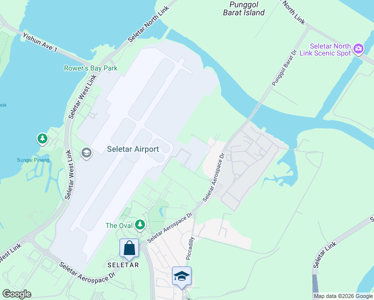 map of restaurants, bars, coffee shops, grocery stores, and more near in Singapore