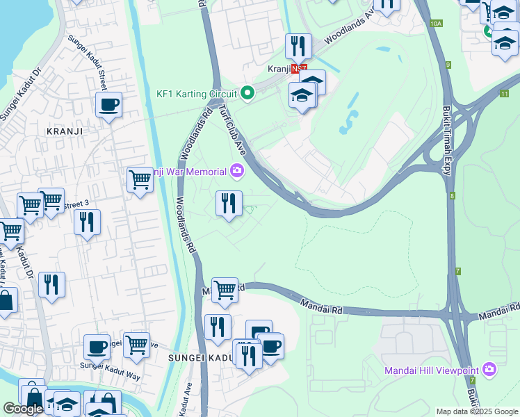 map of restaurants, bars, coffee shops, grocery stores, and more near in Singapore