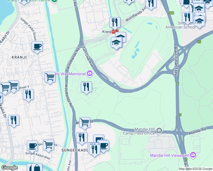 map of restaurants, bars, coffee shops, grocery stores, and more near in Singapore