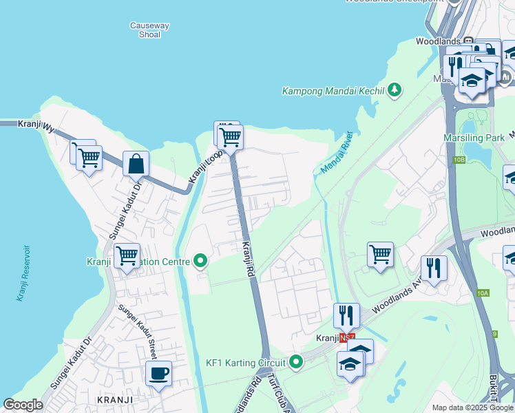 map of restaurants, bars, coffee shops, grocery stores, and more near in Singapore