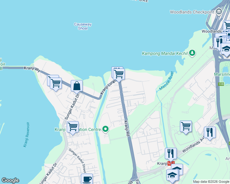 map of restaurants, bars, coffee shops, grocery stores, and more near in Singapore