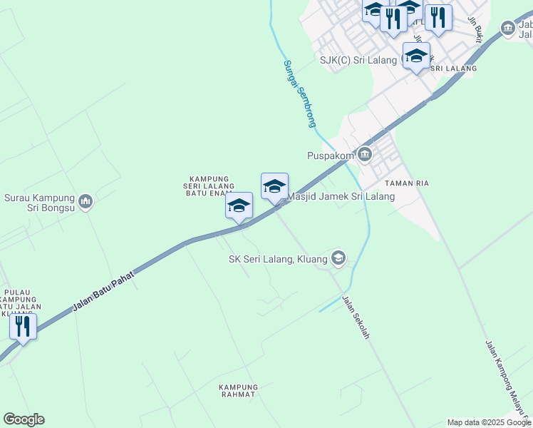 map of restaurants, bars, coffee shops, grocery stores, and more near in 