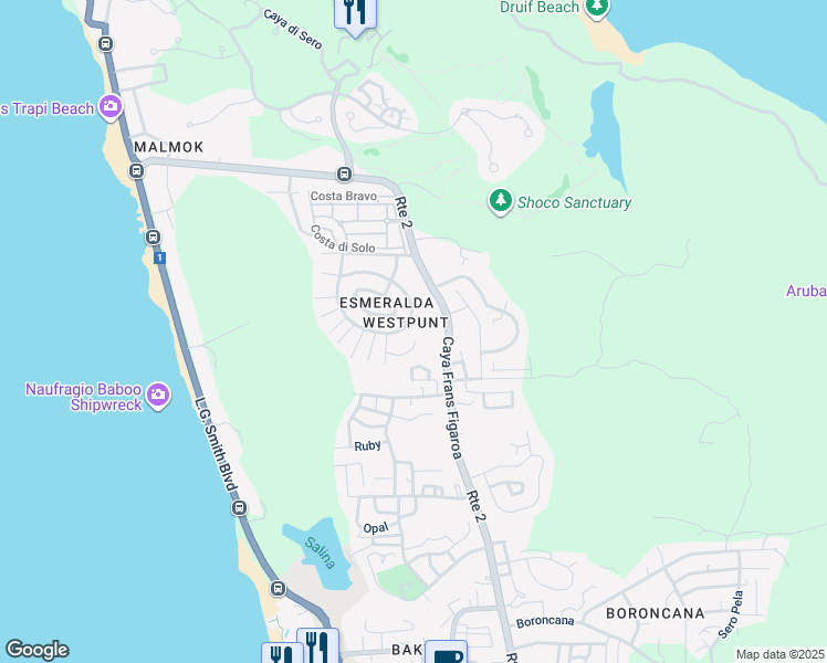 map of restaurants, bars, coffee shops, grocery stores, and more near in Noord