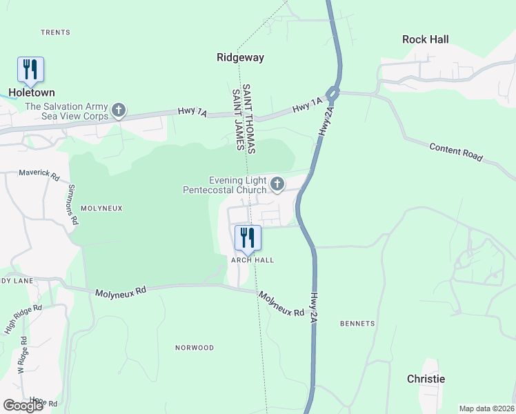 map of restaurants, bars, coffee shops, grocery stores, and more near in 