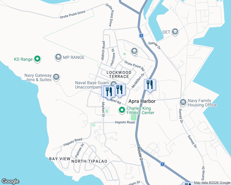 map of restaurants, bars, coffee shops, grocery stores, and more near in Sånta Rita-Sumai