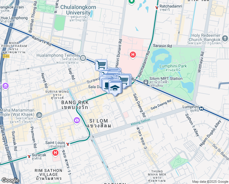 map of restaurants, bars, coffee shops, grocery stores, and more near in 