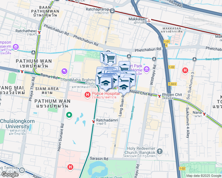 map of restaurants, bars, coffee shops, grocery stores, and more near in 