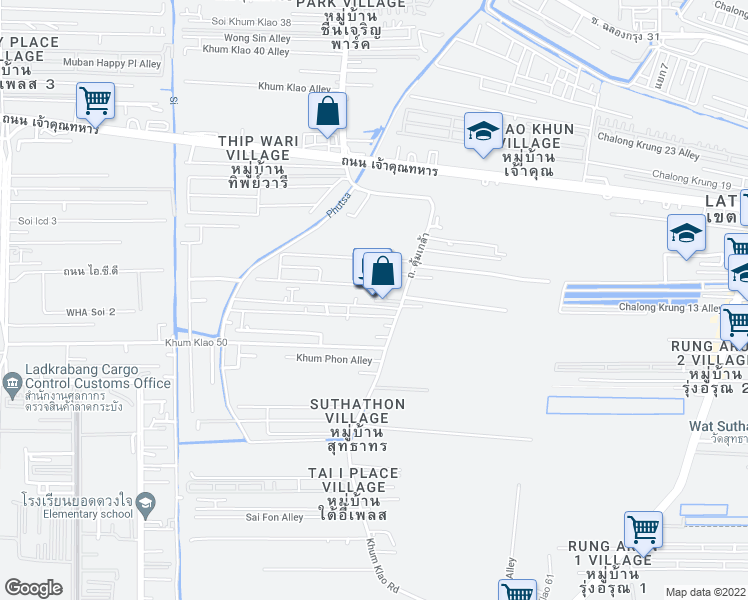 map of restaurants, bars, coffee shops, grocery stores, and more near in 