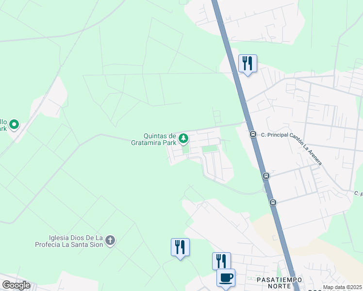 map of restaurants, bars, coffee shops, grocery stores, and more near 1/2 Km 26 in San Juan Opico