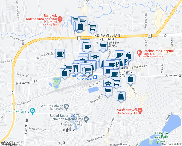 Nakhon Ratchasima จ นครราชส มา Walk Score