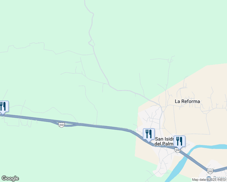 map of restaurants, bars, coffee shops, grocery stores, and more near Barrita in Mazunte