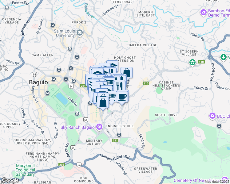 Cabinet Hill Baguio City Map Happy Glen Loop Road, Baguio City Car - Walk Score