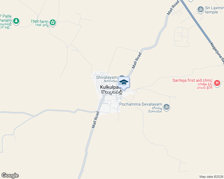 map of restaurants, bars, coffee shops, grocery stores, and more near in Kolkulapally