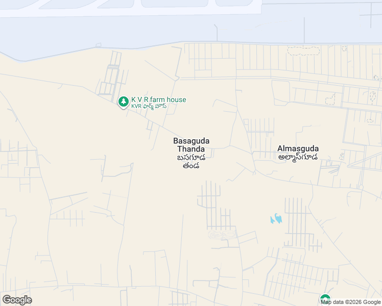 map of restaurants, bars, coffee shops, grocery stores, and more near in Basaguda Thanda