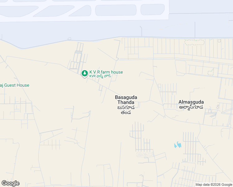 map of restaurants, bars, coffee shops, grocery stores, and more near Unnamed Road in Basaguda Thanda
