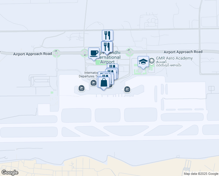 map of restaurants, bars, coffee shops, grocery stores, and more near in Hyderabad