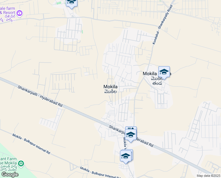 map of restaurants, bars, coffee shops, grocery stores, and more near in Mokila