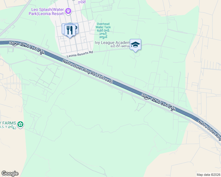 map of restaurants, bars, coffee shops, grocery stores, and more near in Secunderabad