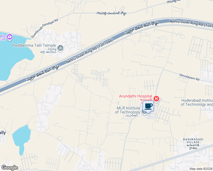 map of restaurants, bars, coffee shops, grocery stores, and more near in Hyderabad