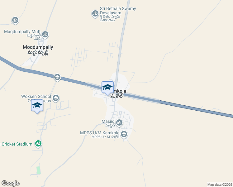 map of restaurants, bars, coffee shops, grocery stores, and more near Mumbai Highway in Kamkole