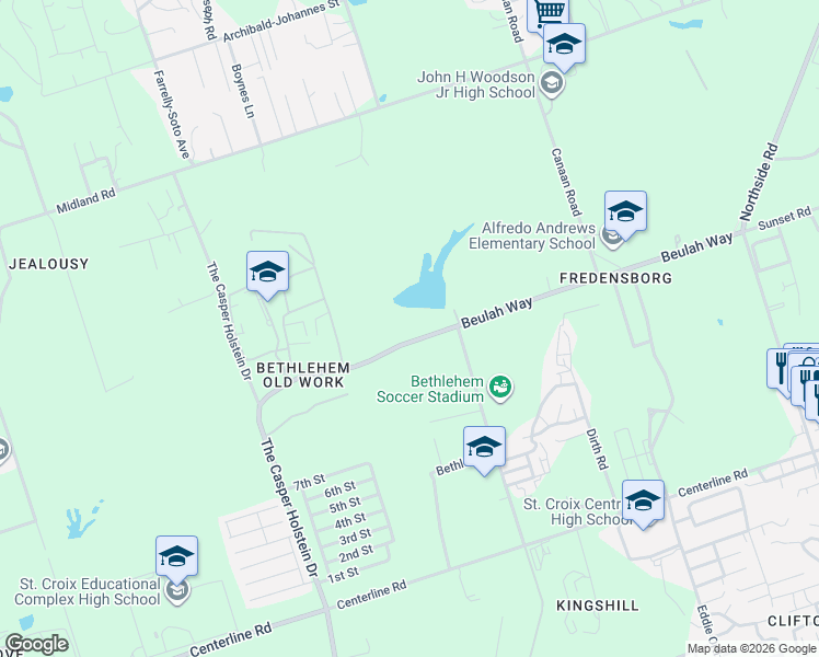 map of restaurants, bars, coffee shops, grocery stores, and more near in Kingshill