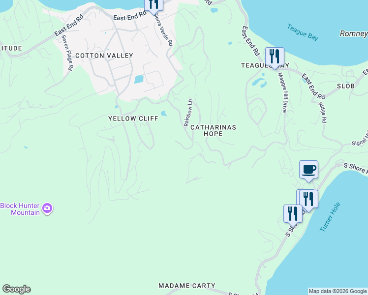 map of restaurants, bars, coffee shops, grocery stores, and more near in Christiansted
