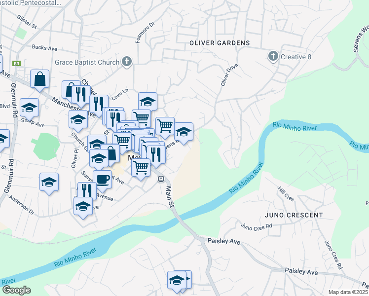 Map Of May Pen Clarendon Sevens Road, May Pen Clarendon Parish - Walk Score