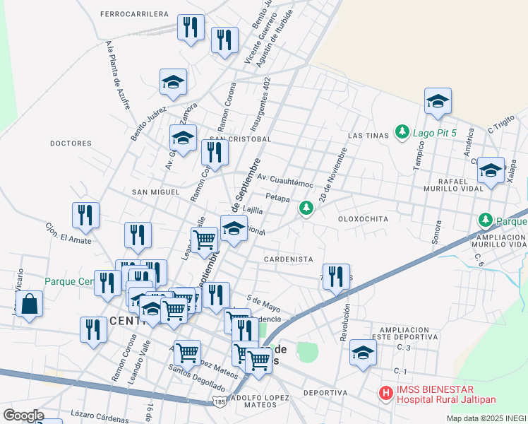 Lajilla, Jáltipan de Morelos VER Walk Score