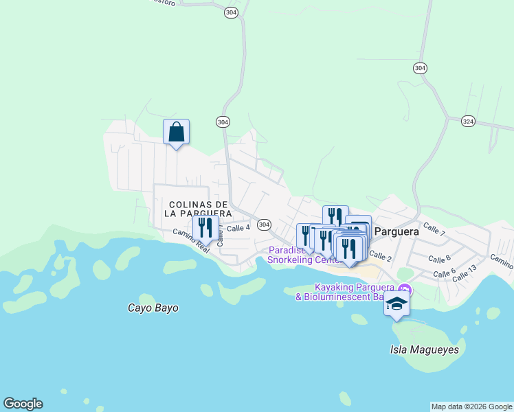 map of restaurants, bars, coffee shops, grocery stores, and more near in 