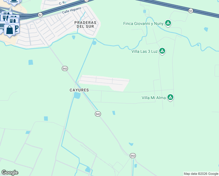 map of restaurants, bars, coffee shops, grocery stores, and more near in Parcelas Peñuelas