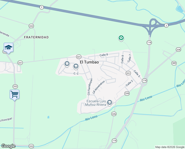 map of restaurants, bars, coffee shops, grocery stores, and more near in El Tumbao