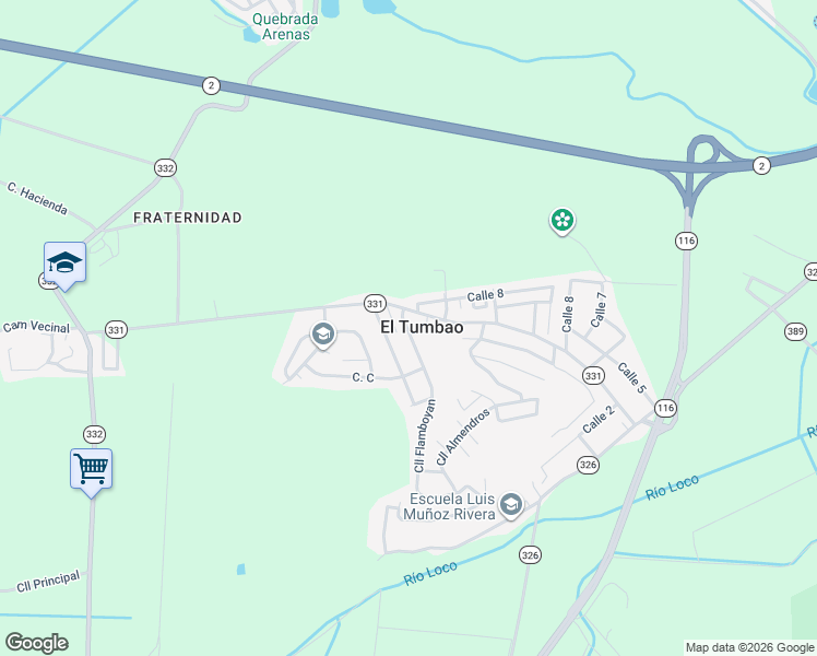 map of restaurants, bars, coffee shops, grocery stores, and more near in Guánica