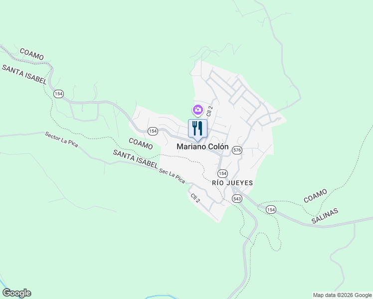 map of restaurants, bars, coffee shops, grocery stores, and more near in Mariano Colón