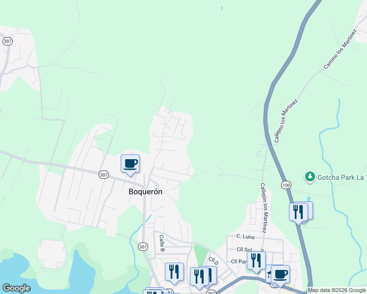 map of restaurants, bars, coffee shops, grocery stores, and more near in Cabo Rojo