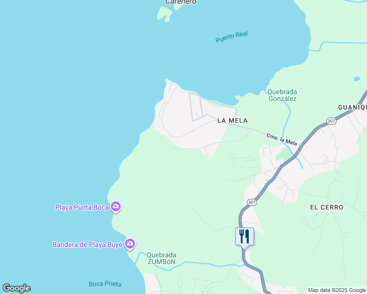 map of restaurants, bars, coffee shops, grocery stores, and more near in Cabo Rojo