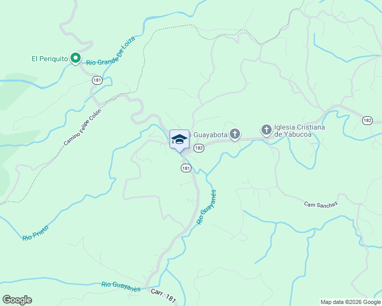 map of restaurants, bars, coffee shops, grocery stores, and more near Puerto Rico 181 in Patillas