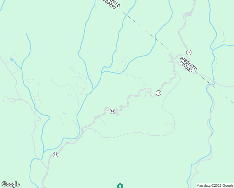 map of restaurants, bars, coffee shops, grocery stores, and more near Highway 14 in Coamo
