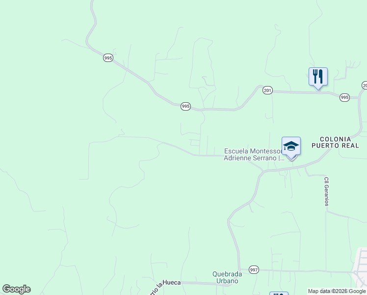 map of restaurants, bars, coffee shops, grocery stores, and more near in Esperanza