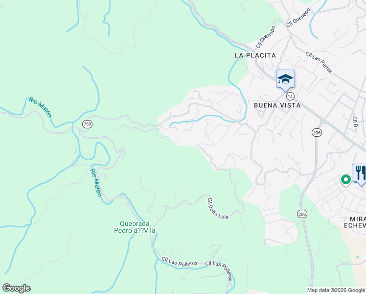 map of restaurants, bars, coffee shops, grocery stores, and more near in Cayey