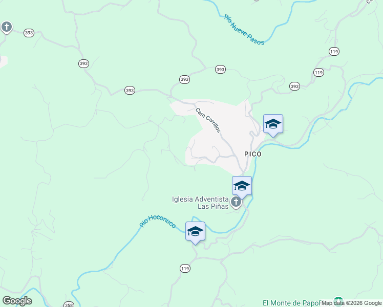 map of restaurants, bars, coffee shops, grocery stores, and more near in San Germán